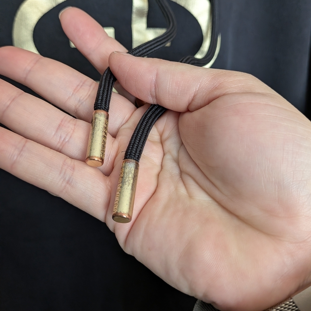 Goldbergh Black Harvard logo print hoodie Size Small - Picture 3 of 6
